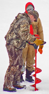 Ice Drilling in Rocky River, OH