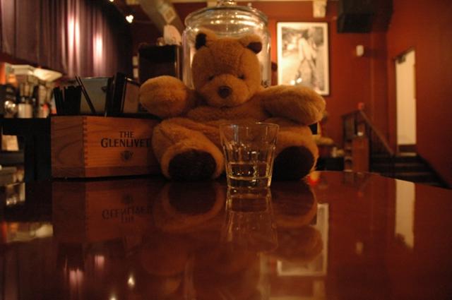 Eddy Bear at AJ Rocco's