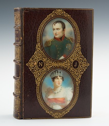 A Cosway Style Binding by Bayntun with Double Portraits of Napoleon and Josephine, "The Fair Sex", 1894