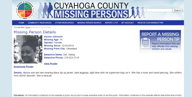 Alyssa Johnson MISSING