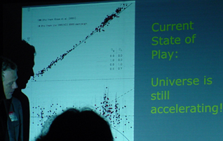 Dr. Kirshner projects red shift plots