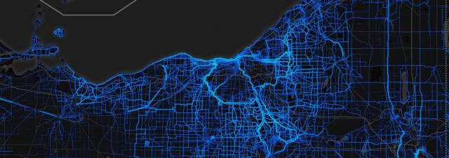 strava heat ride mapping n ohio